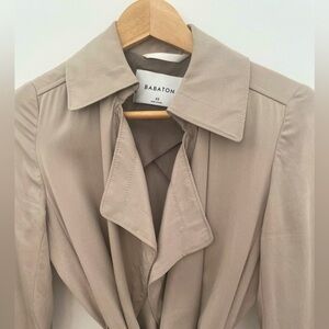 Aritzia Babaton Tan Trench Coat XS
